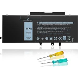 BND GJKNX Battery Replacement for Dell Latitude 5480 5580 5280 5288 5488 5590 5591 5490 5491 5495 E5480 E5580 E5490 E5590 Precision 15 3520 3530 Series GD1JP 0GD1JP DY9NT 451-BBZG 5YHR4 68Wh 7.6V