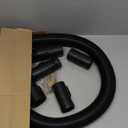 CRAFTSMAN CMXZVBE38763 2-1/2 in. x 7 ft. POS-I-LOCK Wet Dry Vac Hose Attachment Kit, Industrial-Grade Shop Vacuum Replacement Hose, Fits Most Wet/Dry Vacuums with a 2-1/2 in. Diameter