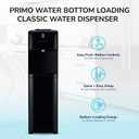 Primo Water Dispenser for 5 Gallon Bottle - Hot & Cold Bottom Loading Water Cooler Machine