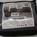 Timeles Recliner Covers Recliner Couch Covers Reclining Couch Covers for 3 Cushion Sofa Slipcovers Stretch Soft Washable (Three-Seater, Charcoal Gray)