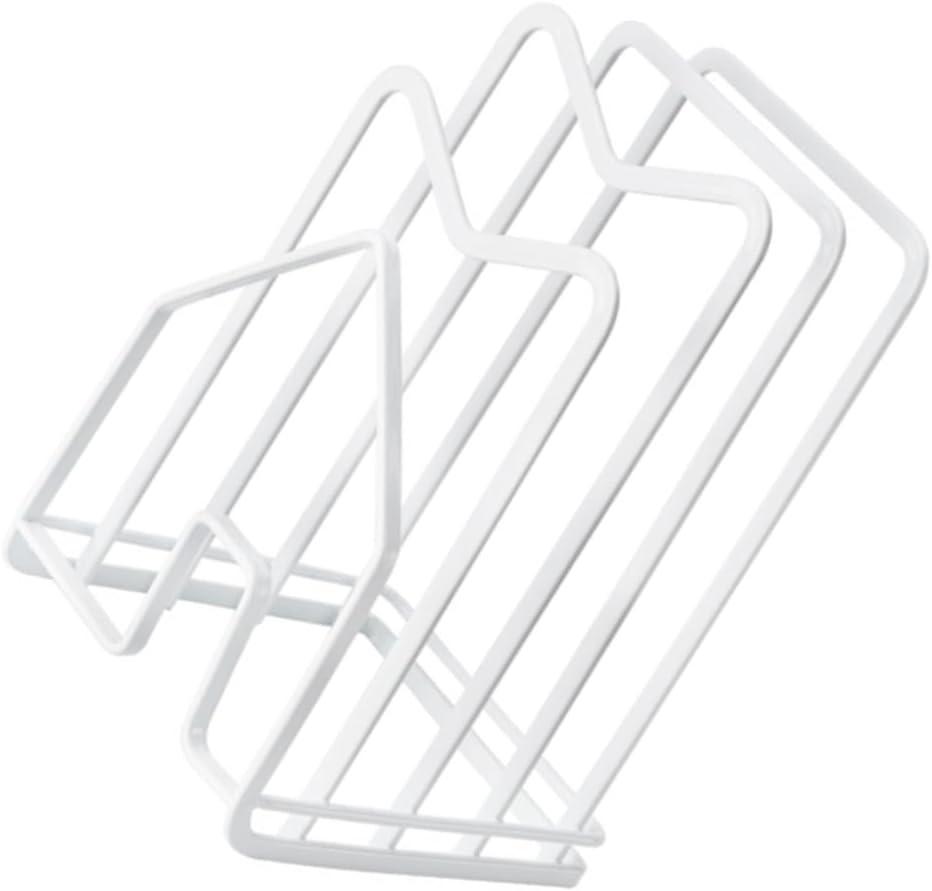 Multi-functional Kitchen Shelf Pot Pan Lid Holder Cutting Board Rack Drain Storage Bookshelf