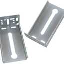LONTAN 10 Pairs Rear Mounting Brackets for Drawer Slide - B4502 Cabinet Drawer Bracket for Face Frame Cabinets Kitchen Replacement Parts for 1.77 inch(45mm) Width Furniture Gildes