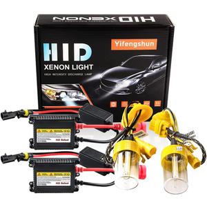 H11 HID Headlight Bulbs 6000K Xenon White with 55W DC Slim HID Ballast by Yifengshun Super Bright Xenon HID Light Bulb for Auto High / Low Beam (2 Xenon Bulbs + 2 Ballasts), H11 Kit