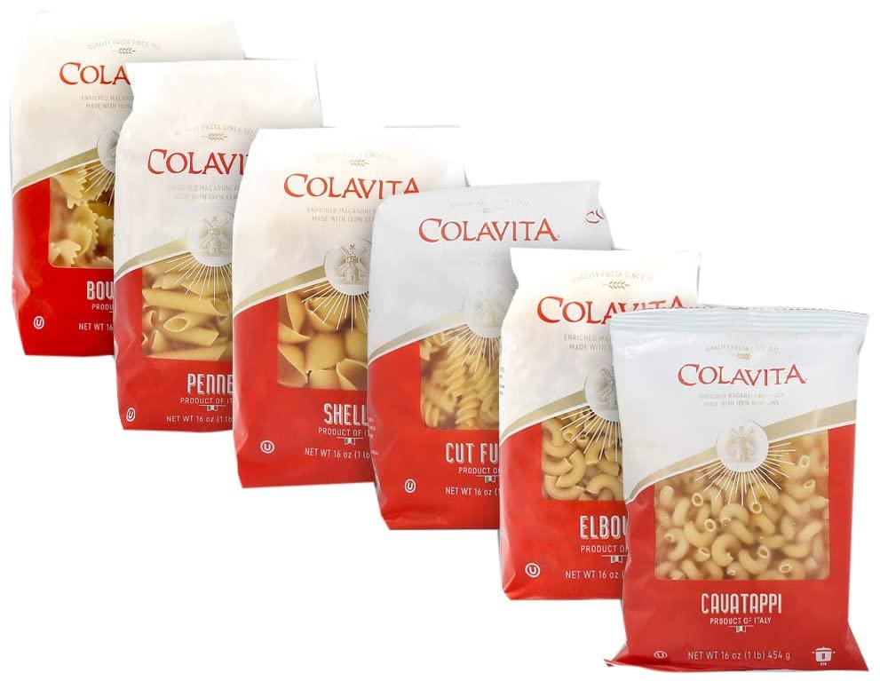 Colavita Pasta Variety Pack Pasta Pack of 6 Bag, BB: 02/05/2029