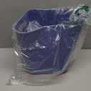 Plastic Small Trash Can Wastebasket, Garbage Container Basket for Bathrooms, Laundry Room, Kitchens, Offices, Kids Rooms, Dorms, 3.5 Gallon, Blue