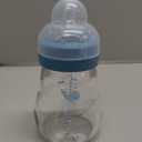 MAM Premium Glass Baby Bottles, Easy Switch Between Breast and Bottle, Feel Good Slow Flow, Newborn Essentials Must Have, 0+ Months, BPA Free, 6oz, Boy, 3 Pack (Denim)