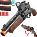 Toy Guns for Boys, Soft Bullet Toy Shotgun Foam Revolver Blaster with Sight, Educational Shooting Model Birthday for Kids Age 8+