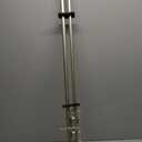 EXCLUSIVE HOME Topper Double Curtain Rod and Finial Set, Matte Silver, 36"-72"