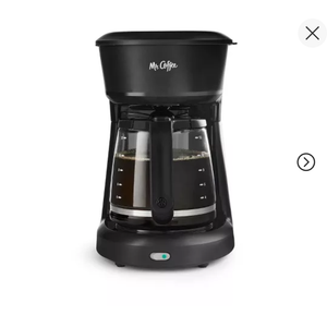 Mr. Coffee 12 Cup Switch Coffee Maker - Black: Electric Drip Machine, 900W, Brew Pause, Paper Filter, 5 oz Cup Capacity