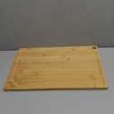 Hiware Extra Large Bamboo Cutting Board for Kitchen, Heavy Duty Wood Cutting Board with Juice Groove, 100% Organic Bamboo, Pre Oiled, 18" x 12"