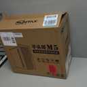 Micro-ATX PC Case with Handle | 0.7mm Steel Portable PC Case Fits max 260mm GPU & ATX PSU | Pre-Installed 120mm *1 Rear Fan | mini Tower Desktop Chassis for MATX/ITX, Black-M5