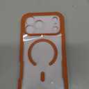 Diaclara Magnetic Designed for iPhone 17 Pro Max Case Full Body Bumper[Compatible with MagSafe] Military Drop Proof Cover with Built-in Touch Sensitive Anti-Scratch Screen Protector,Orange