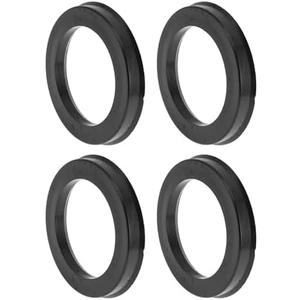 INFINAUTO 83.1mm to 60.1mm Car Wheel Hub Centric Rings Black Polycarbonate Wheels Center Shaft Shock Absorbing Hubrings 4 Pcs