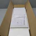 Over-The-Toilet Storage Rack, 4-Tier Bathroom Organizer Shelf Over Toilet with Adjustable Shelf and Basket, Freestanding Space Saver Bathroom Shelves Above Toilet for Room (Pure White)