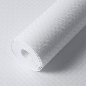 Shelf Liners for Kitchen Cabinets Refrigerator Liners Waterproof & Oil-Proof Kitchen Cupboard Liner Non-Slip Drawer Mats Non Adhesive Fridge Liner for Shelves-White 11.8 x 118 Inches (Diagonal Pattern White)