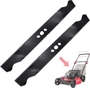 LikeLion 2 Pack Lawn Mower Blade 21" ，Compatible with HyperTough Murray Blackmax MNA152701 MNA 152901 MNA 152903 MNA152905 Push Mower， Lawn Dethatcher Blade Replaces Parts 84005221 2105200317