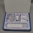 Dog Clippers Grooming Kit Hair Clipper-Low Noise Paw Trimmer- Rechargeable - Cordless Quiet Nail Grinder Shaver for Cats and Other Pets (Silver)