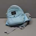 HKAI Baby Hip Carrier, Baby Carrier with Adjustable Waistband & Breathable Mesh, Ergonomic Carrier with Non-Slip Hip Seat Surface for Newborns & Toddlers (Light Blue)