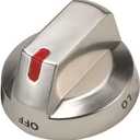 TOMOON DG64-00473A High - Strength Steel Stove Knobs Replacement for SAM-Sung Gas Range Oven - Perfect Fit for NX58H5600SS, NX58J5600SG/AA, NX58F5500SS & More Sa-msung Oven Gas Range Models