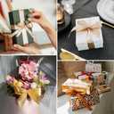 5 x 1-1/2" x 100 Yards Satin Ribbon - Wide Silk White Ribbon with Spool - Ideal for Gift Wrapping, Floral Bouquets, Crafts, Wedding Party Decorations, Christmas and Sewing Projects