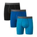 Hanes Mens 3-pack Comfort Flex Fit Ultra Soft Stretch Brief, Blue- Regular Leg- 3 Pack, Medium US