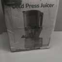 Canoly C16 Cold Press Juicer, 6" Extra Wide Feed Chute, 3-IN-1 Strainers (Juice & Sorbet & Nut Milk), Powerful AC Brushless Motor, Self Precut System, Juicer Machines with BPA-Free (Space Gray)