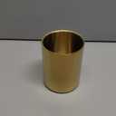 MultiBey Gold Pencil Holder Cup, Luxury Pen Holder Metal Organizer Small Vase, Desk Accessory for Office Home