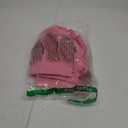 NPBAG 5 Pack 15'' X 16'' Baby Pink Cotton Tote Bags, Blank Bulk Cloth bags with 1pc of PTFE Teflon Sheet (Medium)