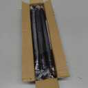 Thestoa Shower Curtain Rod Adjustable 43-78 inch, 1"Diameter Spring Tension Curtain Rod No Drill, Anti-Rust Non-Slip Shower Rod, Black Shower Curtain Rod for Bathroom Tension