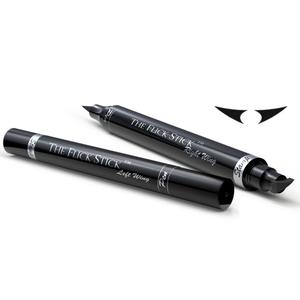 The Flick Stick Winged Eyeliner Stamp For Quick and Easy Cat Eye Makeup, SmudgeProof & Waterpoof Eye Liner Cat Eye Stencil Makeup Tool, Wingliner, Liquid Eyeliner Pens (8mm Mini, Midnight Black)
