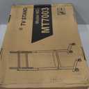 Rfiver Rolling TV Stand for 40-75 inch TVs, Portable TV Stand on Wheels up to 110 lbs, Height Adjustable Mobile TV Cart for Office, Living Room, Max VESA 400x400mm