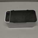 Ultrasonic Jewelry Cleaner, 50Khz Jewelry Cleaner Ultrasonic Machine for Jewelry, Eyeglasses, Rings, Watch Strap, Dentures, 24oz - 304 Stainless Steel Tank, Digital Timer, 5 Cleaning Modes(White)