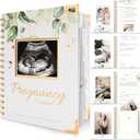 Pregnancy Journal for First Time Moms Gifts - 90 Pages Hardcover Pregnancy Memory Book, Beautiful & Cute Baby Book Keepsake, Ultrasound Baby Scrapbook, New Mom Gifts for Mother's Day (Alpine)