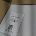 ZMISHIBO Low Profile Ceiling Fans with Lights and Remote, 20 Inch Flush Mount Ceiling Fan with Light, 3000K-6000K Dimmable Fandelier LED Fan Light, 6 Wind Speeds Black Ceiling Fans for Bedroom