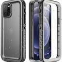 SPORTLINK Compatible with iPhone 12 Pro Max Waterproof Shockproof Case - Full Body Heavy Duty Underwater Dustproof Rugged 360 Protective Military Grade Outdoor 6.7 Inch with Camera/Screen Protector (Black)