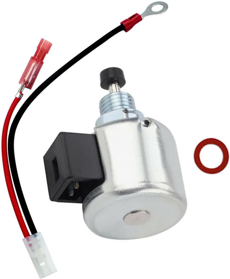 Autoparts Carburetor Fuel Shut Off on Solenoid Replacement for John Deere AM128242 Carb
