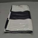 OLANLY Black and White Striped Rug 2' x 3' (24" x 36")  Washable Cotton Indoor Outdoor Doormat for Front Door, Entryway, Kitchen, Porch, Patio Decor