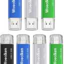 USB C Flash Drive 16GB 7 Pack, Wooolken Type-C Flash Drive + USB 2.0 Thumb Drive OTG Memory Stick Compatible with iPhone 16/15, Android Smartphone/Tablets/Computers