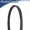 uxcell 2 Pcs 3L380 Classic Wrapped Rubber V-Belt, 38"(965mm) Outside Circumference, 3L Profile V Belt 3/8" Width 7/32" Height