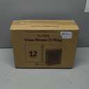 SUNEE 3 Ring Binders 1 Inch 12 Pack, Clear View Binders Bulk Three Ring PVC-Free (Fit 8.5x11 Inches) for School or Office Supplies, White