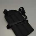 Airplane Foot Hammock, No Collapse Foot Rest for Plane Travel with Extended Adjustment Strap, Portable Desk Foot Hammock with Thickened Foam, Foot Sling Travel Essentials to Relax Your Feet (1 Pc Black)