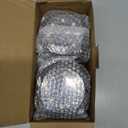 Flacchi Solar Ground Lights - Solar Powered Lights Outdoor Solar Disk Light Waterproof Landscape Light for Patio Yard Pathway Walkway Driveway (Warm White, 12 Pack)