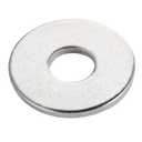 50 PCS 1/4" Stainless Flat Washers, 7/10" Outer Diameter, 18-8 (304) Stainless Steel Metal Washers for Screws and Bolts