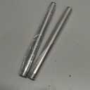 GeilSpace 1/2" x 10" Stainless Steel Pipe, 304 Pipe Nipple Fits Standard 1/2 Inch Threaded Pipes and Fittings, DIY Industrial Metal tube (2 PCS)