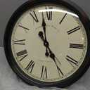 Round Classic Wall Clock Silent Non Ticking 16 Inch Extra Large Quality Quartz Vintage Clock, Rome Retro Decorate Clock Battery Operated, Easy to Read for Home Kitchen Living/Restaurant