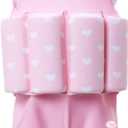 One-Piece Children Buoyancy Swimsuit Swim Vest Detachable Float Swimwear, Perfect for Kids or Baby Learn to Swimming (Small, Pink)