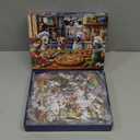 Funny Dog Pizza Jigsaw Puzzle, 1000 Piece Puzzle for Adults, Food Kitchen Puzzles, Animal Pet Lover Challenging Puzzles, Interlock Perfectly No Dust, Gifts for Valentine's Day Easter