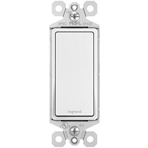 Legrand radiant TM873WCC10 15 Amp Rocker Wall Switch, 3-Way Decorator Light Switches, White (1 Count) - Multi Switch Plates - Amazon.com