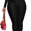 acelyn 2 Piece Outfits for Women Sexy Off Shoulder Tops Bodycon Flared Pant Sets Club Outfits Tracksuit Black 2XL