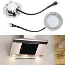 2Set DC 12V 2W Range Hood Lights Bulbs with EL Socket, Hole Closet LED Light Undercabinet Light Recessed Downlight, Halogen Equivalent Replacement (Bright White 6000K)(Plz See Details)